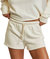 Women Aruba Beach Fleece Shorts In Bright Ivory - Bright Ivory