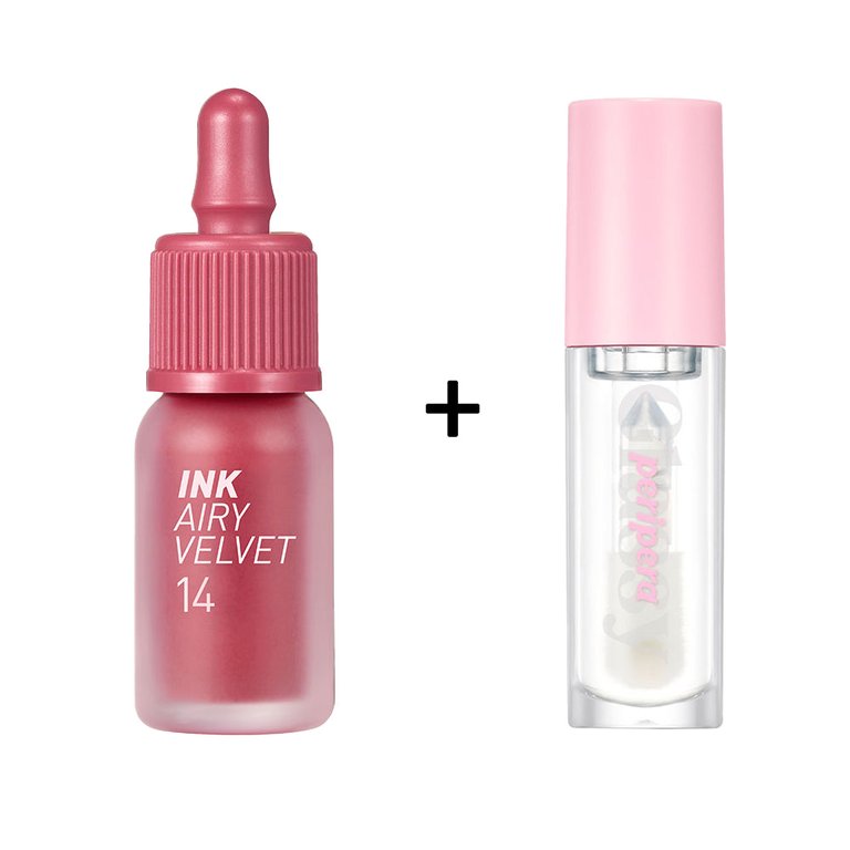 Ink The Airy Velvet [#14] + Ink Glasting Lip Gloss [#1]