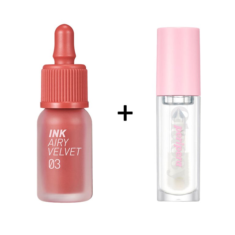 Ink The Airy Velvet [#3] + Ink Glasting Lip Gloss [#1]