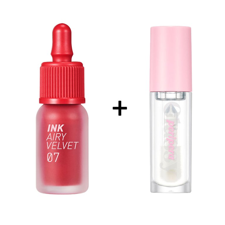 Ink The Airy Velvet [#7] + Ink Glasting Lip Gloss [#1]