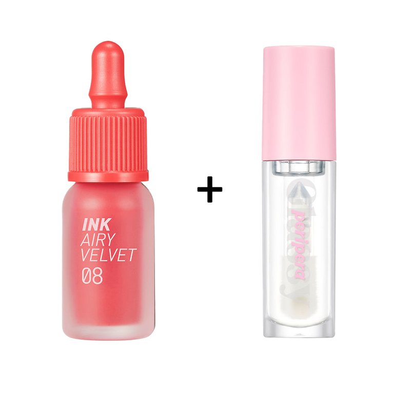 Ink The Airy Velvet [#8] + Ink Glasting Lip Gloss [#1]