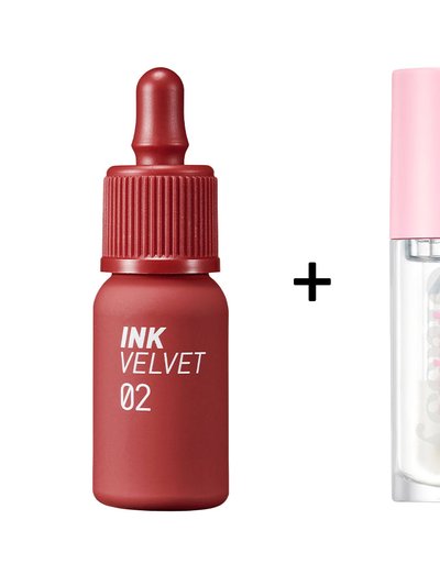 Peripera Ink Velvet [#2] + Ink Glasting Lip Gloss [#1] product