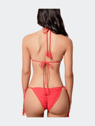 Gigi Triangle Bikini - Red