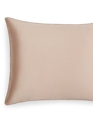 Charmeuse Silk Pillowcase with Classic Pipping - Champagne