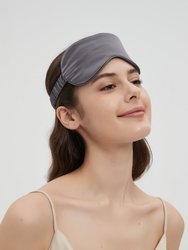 Charmeuse Silk Sleep Mask By Mari Ann Silk - Grey