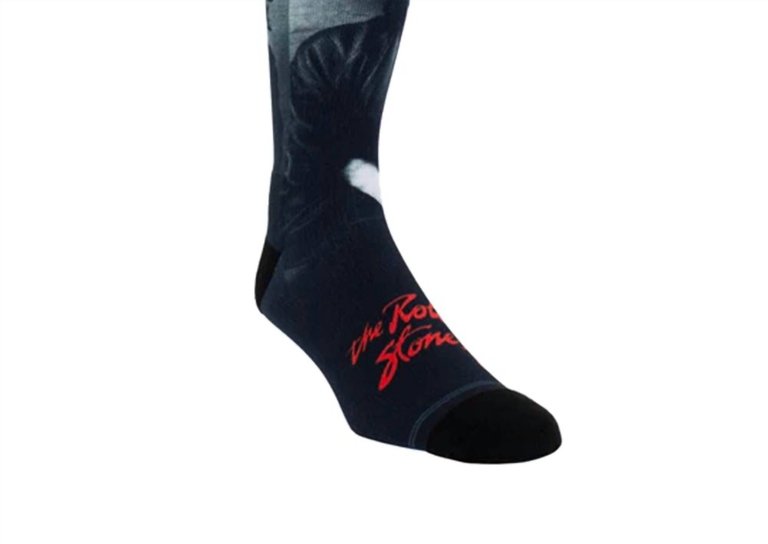 Men's The Rolling Stones Mick 1975 Socks In Black