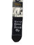 Men's Tupac Keep Your Heads Up Crew Socks In Black - Black