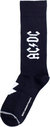 Unisex - Acdc Premium Crew Socks In Black