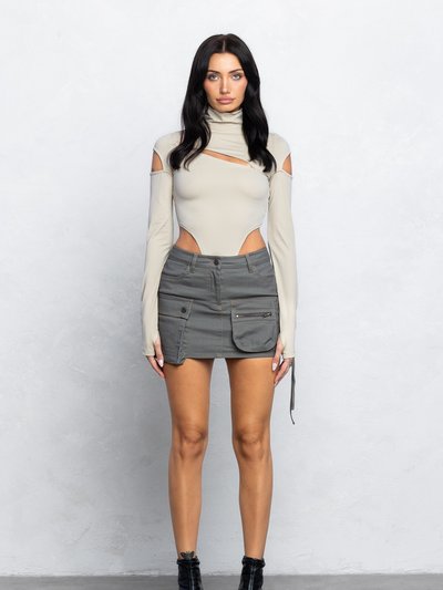 Personal Code Dani Mini Skirt - Grey product