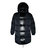 Long Padded Coat - Black 