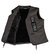 Sherpa Lined Woven Vest - Charcoal Grey