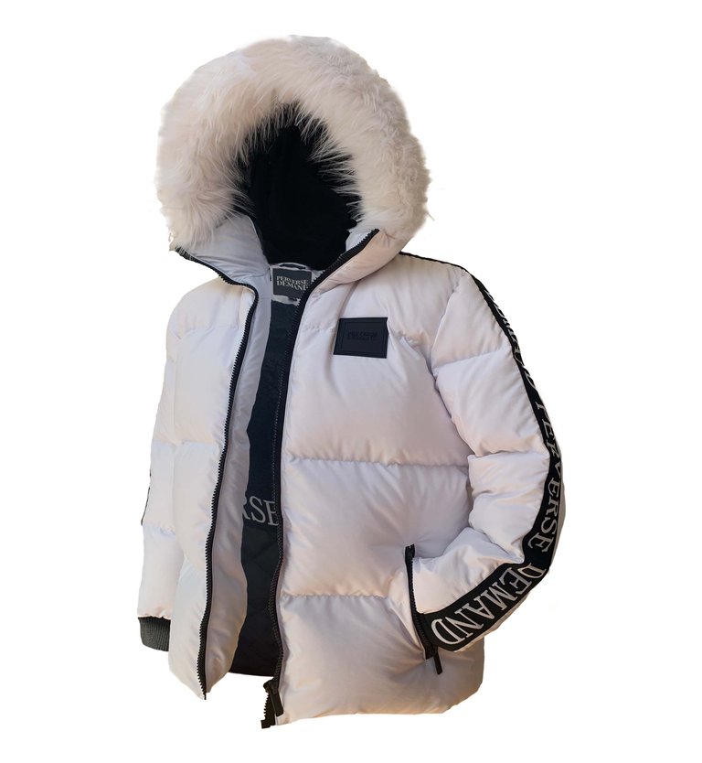 White Padded Jacket - White