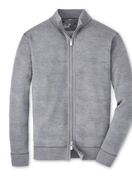 Alpine Reversible Full Zip Cardigan - Gale Grey