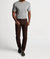 Superior Soft Corduroy Five-Pocket Trouser In Espresso - Espresso