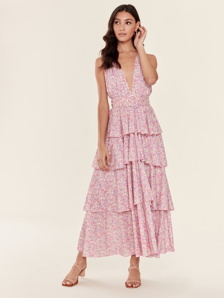 Paulina Dress - Pacific Print