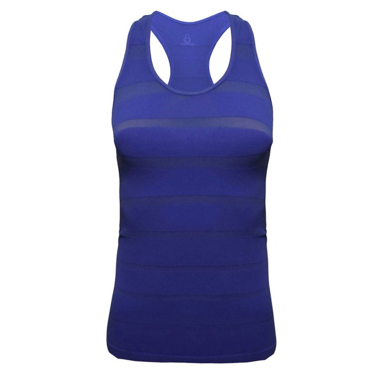 York Racerback Tank In Blue - Blue