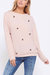 Cherry On Top Sweatshirt In Pink - Pink