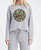 Leopard Smiley Loungewear Set In Heather Grey - Heather Grey