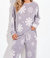 Snow Flake Loungewear Set In Grey