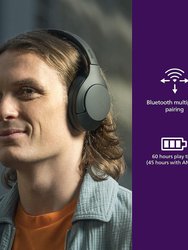 Wireless Noise-Cancelling On-Ear Headphones - Black