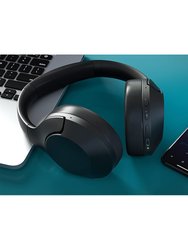 Wireless Noise-Cancelling On-Ear Headphones - Black