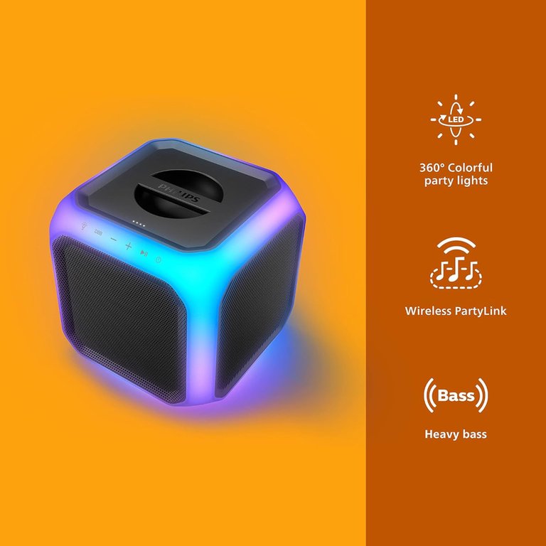 X7207 Bluetooth Party Cube Speaker - Black