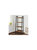 4-Tier Industrial Ladder Bookshelf And Storage Rack With Metal Frame