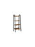 4-Tier Industrial Ladder Bookshelf And Storage Rack With Metal Frame - Brown