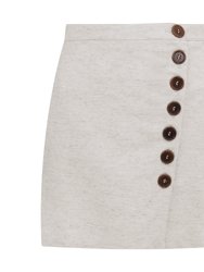 Mooca Petite Linen Mini Skirt