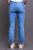 Petite High-Rise Slim Fit Baby-Flare Jeans - Light Blue