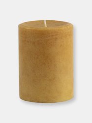 Pier 1 3x4 Mottled Pillar Candle - Italian Mimosa