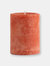 Pier 1 3x4 Mottled Pillar Candle - Pink Grapefruit