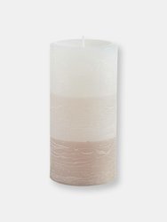 Pier 1 3x6 Layered Pillar Candle - Magnolia Blooms