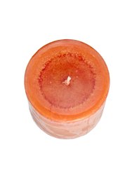 Pumpkin Spice Mottled Pillar Candle