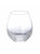 Set Of 4 Clear Crackle Stemless Wine Glasses