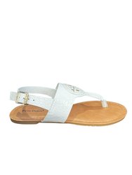 Bright Light Flip Flops Sandal - White