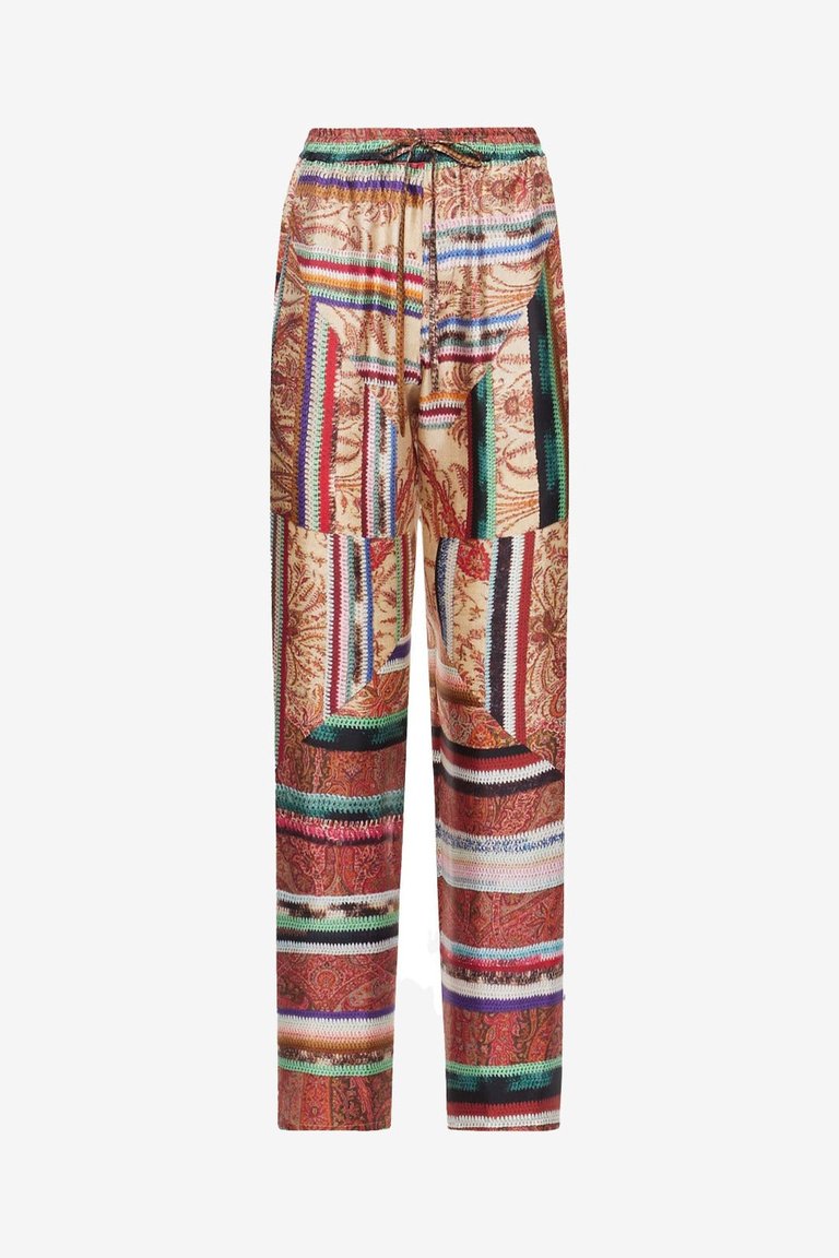 Aloe Trousers - Paisley Multi