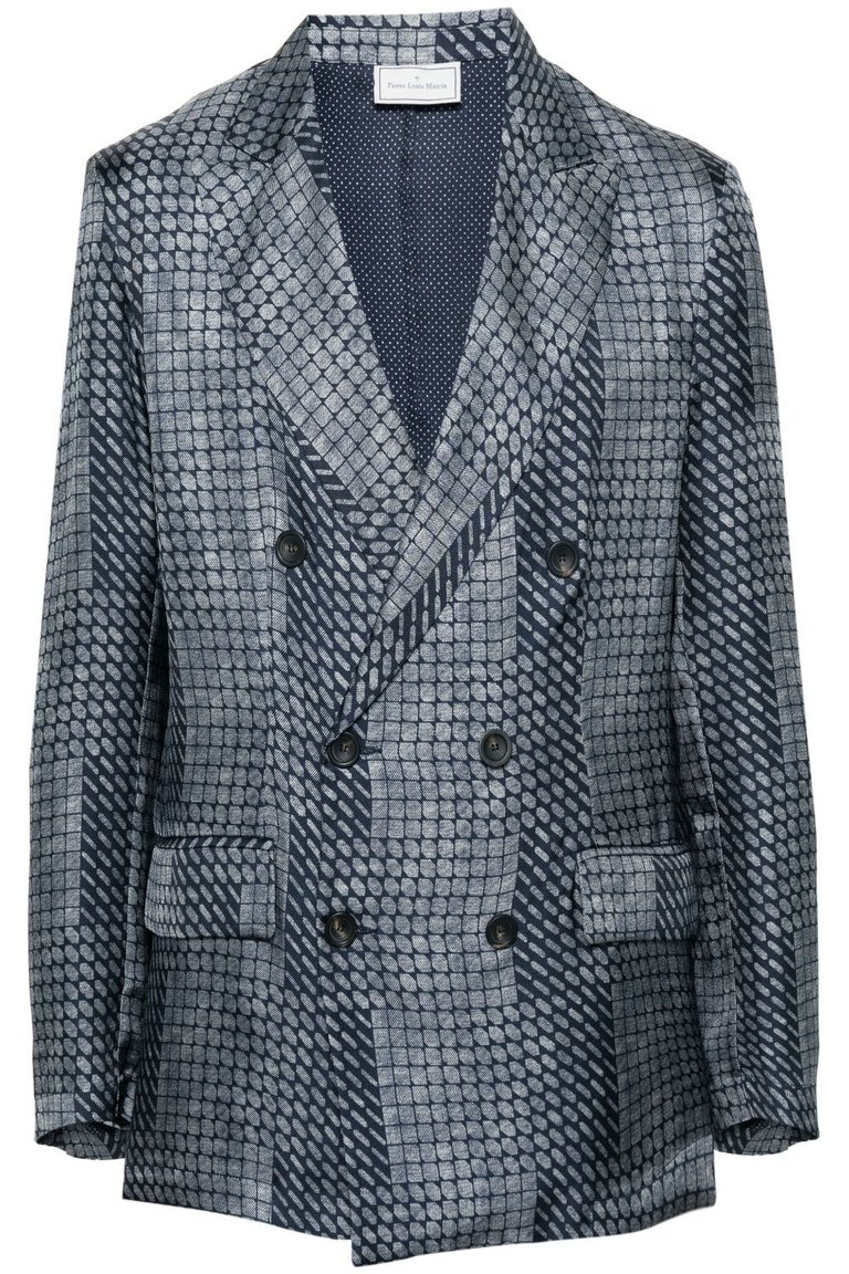 Fancy Jacket Navy Print - Navy Print