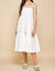 Everleigh Midi Dress In White - White