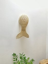 Maria Rattan Mermaid Tail Nursery Wall Decor