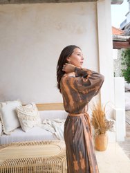 Sara Hand Dyed Kimono in Ginger