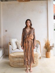 Sara Hand Dyed Kimono in Ginger - Ginger