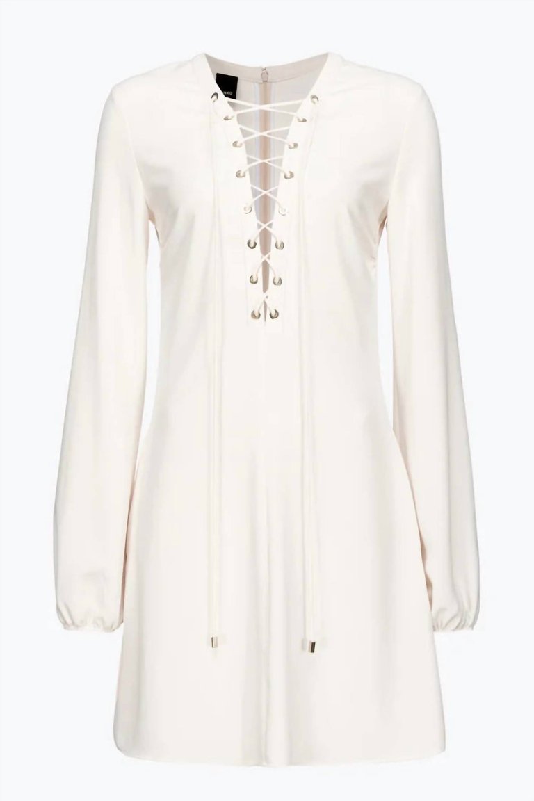 Affabile Dress In Silk White