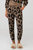 Alessa Slim Straight Leg Sweatpant - Safari Graphic Leopard - Safari Graphic Leopard