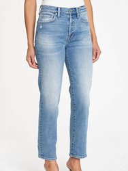 Charlie High Rise Straight Ankle Jean