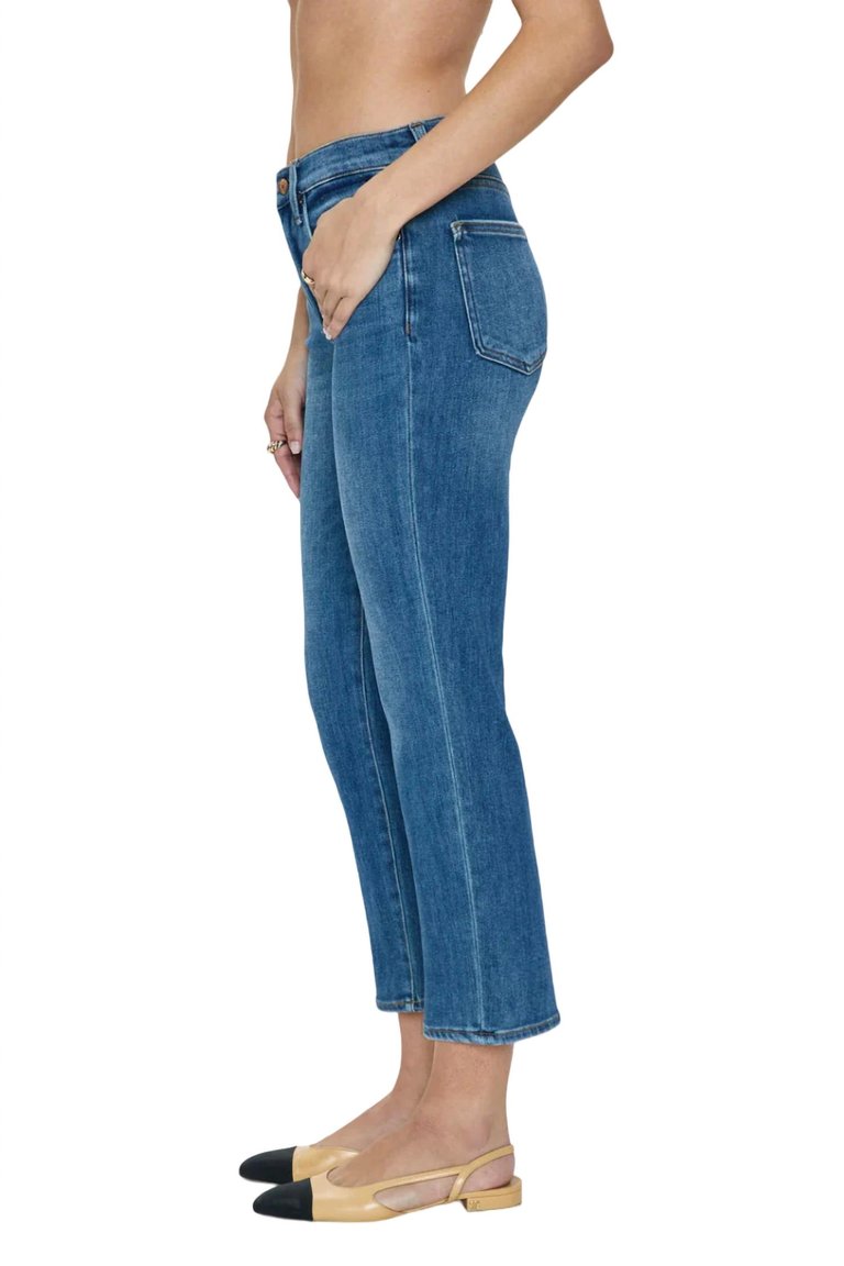 Monroe High Rise Cigarette Crop Jeans In Amaya