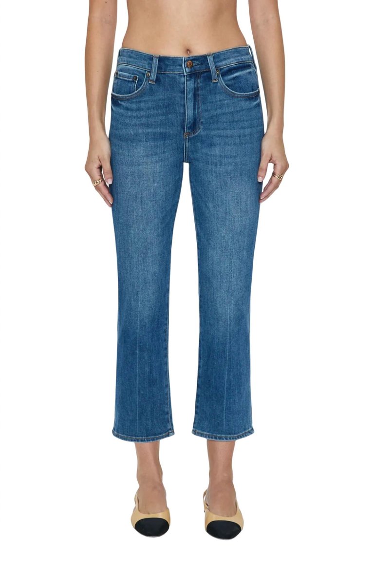 Monroe High Rise Cigarette Crop Jeans In Amaya - Amaya