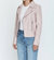 Nicolette Mod Moto Jacket In Mellow Rose