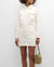 Nina Denim Dress In Eggshell - Eggshell