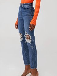 Presley High Rise Relaxed Roller Jeans